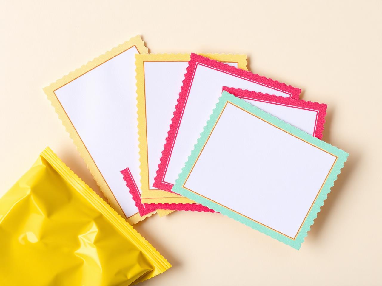 Colourful points coupons next to a HarKub snack pack